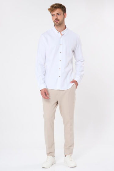 מכנסי אלגנט ג'רסי - אבן