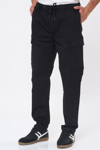 מכנסי דגמ"ח כיס משולב - שחור מכנסי דגמ"ח כיס משולב - שחור