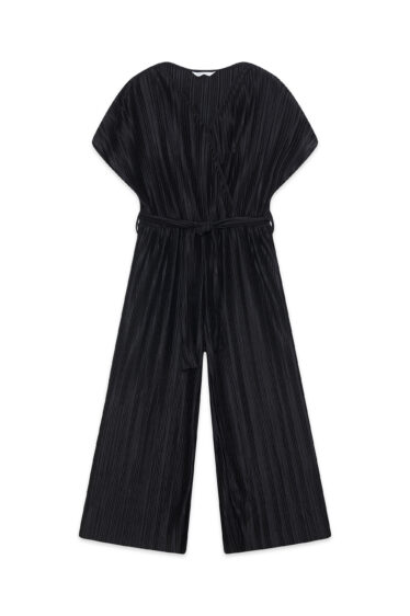 אוברול פליסה ילדות - שחור