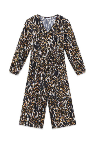 אוברול ילדות מודפס שרוול ארוך אוברול ילדות מודפס שרוול ארוך