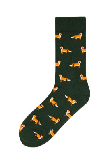 גרביים HAPPY - ירוק שועלים