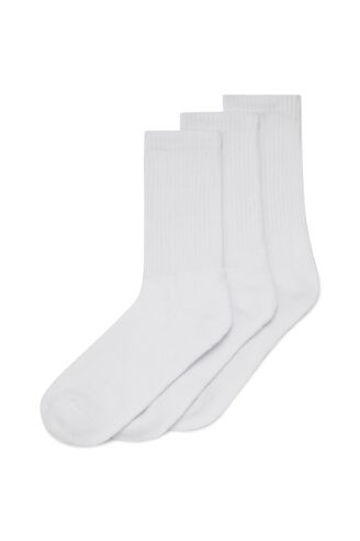 מארז שלישיית  גרבי ספורט - לבן