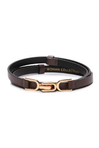 חגורה צרה מתכווננת - חום