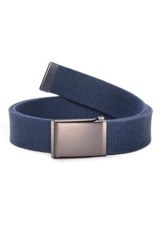 חגורת בד קנבס - כחול נייבי