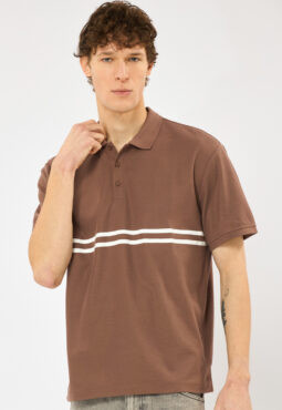 פולו פיקה בוקסי פסים - חמרה