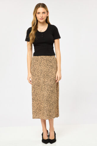 חצאית מידי עם שליץ צידי