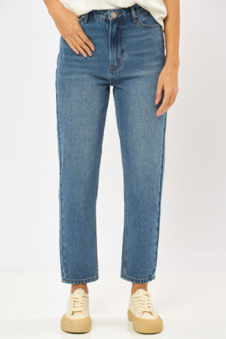 מכנס ג'ינס גזרת MOM