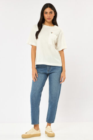 מכנס ג'ינס גזרת MOM